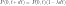 P(0,t+dt)=P(0,t)(1-\lambda dt)